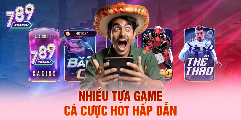 Đa dạng tựa game cá cược tại ABC8